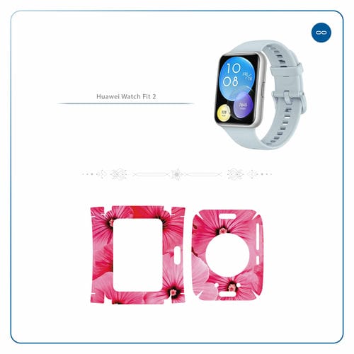 Huawei_Watch Fit 2_Pink_Flower_2